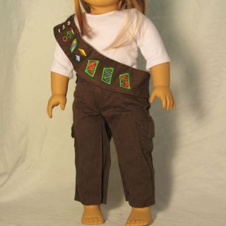 Brownie Girl Scouts Uniform for American Girl Doll 2
