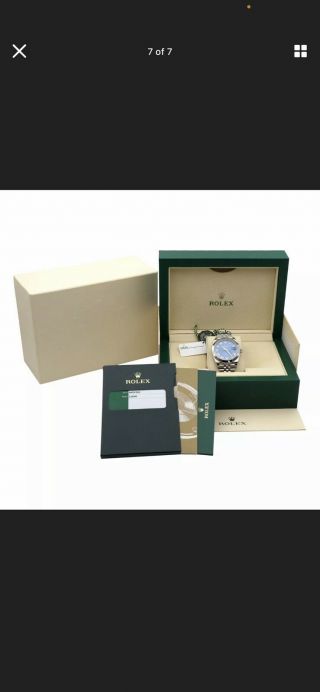 Rolex Datejust 41 Steel Blue Roman Dial Jubilee Automatic Mens Watch 126300