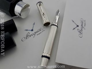 Montegrappa For Breguet 925 Sterling Silver Limited Edition 415 Fountain Pen F