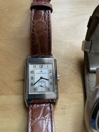 Jaeger Lecoultre Reverso Grande Taille Steel Mens Watch