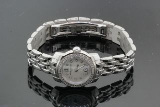Baume & Mercier 18k White Gold Diamond Ladies Watch.  32485