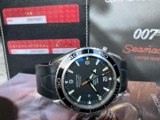 Omega Seamaster Planet Ocean Casino Royale Limited Edition Wristwatch Box And Pa