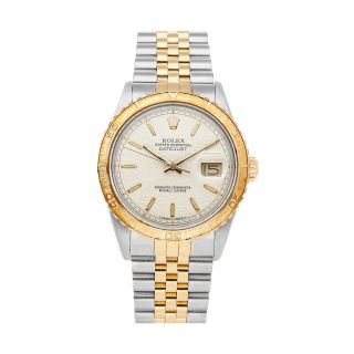 Rolex Datejust Auto 36mm Steel Yellow Gold Mens Jubilee Bracelet Watch 16253
