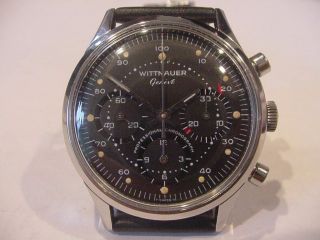 Minty 1960’s Wittnauer 242t Valjoux 72 Stainless Professional Chronograph