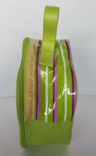 Polly Pocket 2003 Zippered Carrying Case Bag Tara Pink Green 2
