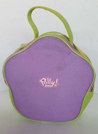 Polly Pocket 2003 Zippered Carrying Case Bag Tara Pink Green 3