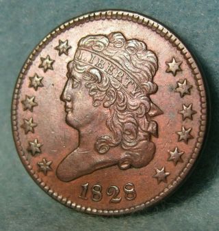 1828 Classic Head Half Cent United States Type Coin