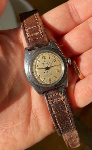 Rare Vintage Rolex Oyster Certified Precision Chronometer Ref.  2765 Watch 1940s 4