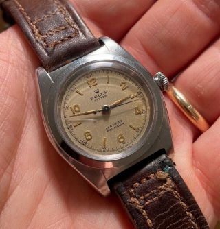 Rare Vintage Rolex Oyster Certified Precision Chronometer Ref.  2765 Watch 1940s 5