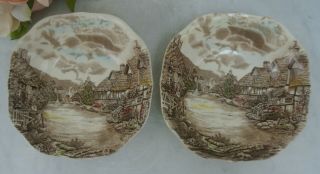 Johnson Bros Olde English Country Side Set Of 2 7 " Bowls