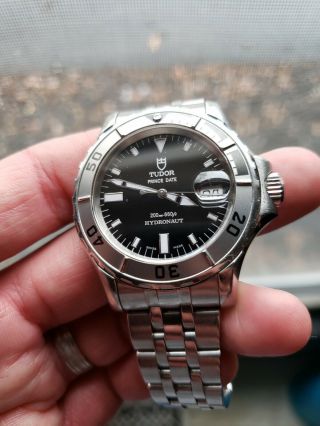 Tudor By Rolex Prince Date Hydronaut 89190p - Submariner Style Diver 