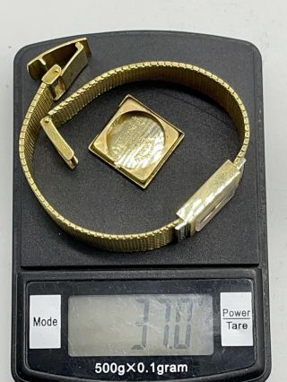 Vintage ROLEX LADIES PRECISION 362 18K GOLD DRESS Watch 1400 Movmt 37 Grams Box 6