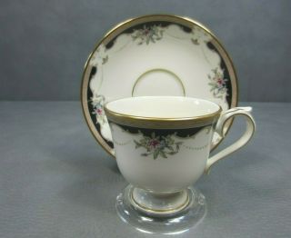 Lenox Fine China Hartwell House Footed Cup And Saucer