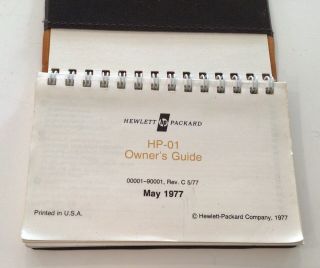 Hewlett - Packard HP01 Calculator Watch in Gold With box 3