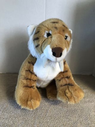 Build A Bear Saber Tooth Tiger Plush Animal Stuffed Sabertooth Toy Babw