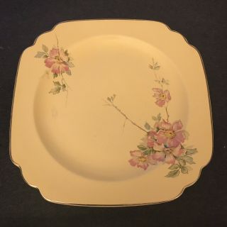 Vintage Homer Laughlin Century Briar Rose 9 - 1/2” Dinner Plate Scarce