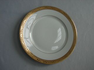 Raynaud Limoges Ambassador Gold Encrusted 7 - 5/8 " Salad/dessert Plate
