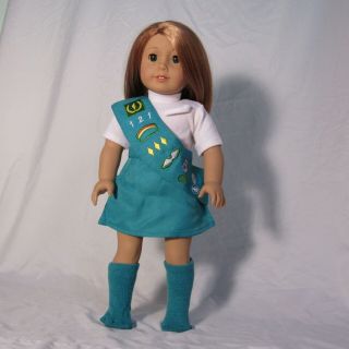 Girl Scout Junior Uniform For American Girl Doll