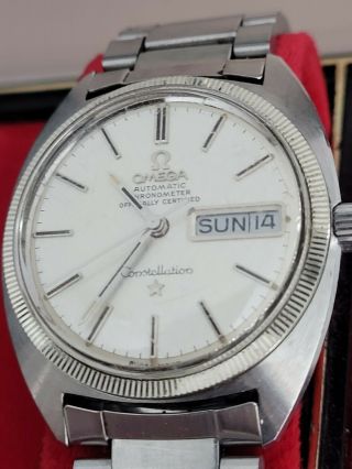 Omega Automatic Chronometer Constellation 1973 Day/Date and papers. 2