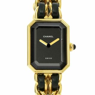 Chanel Premiere Size M Quartz Black Dial Ladies H0001 Wrist Watch 90102861