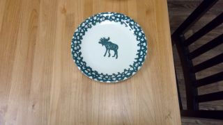 Folk Craft Moose Country 2 Salad Plates
