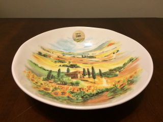 Valori Home Ceramic Farm House Salad/soup Bowl Home Decor Made In Italy