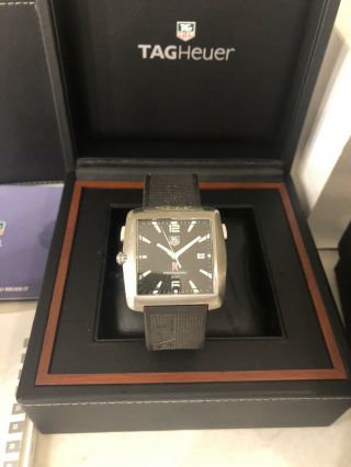 Tag Heuer Limited Edition Tiger Woods Signed Titanium Golf Watch 2