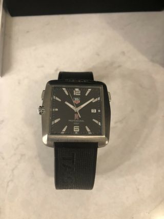 Tag Heuer Limited Edition Tiger Woods Signed Titanium Golf Watch 3