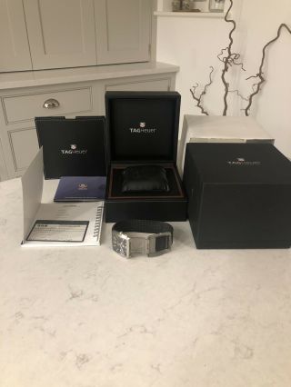 Tag Heuer Limited Edition Tiger Woods Signed Titanium Golf Watch 5