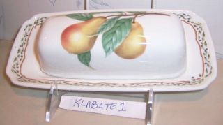 Noritake Gourmet Harvest Covered Butter Dish (tray) - & Rare
