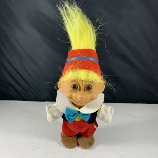 Russ Brand Storybook Pinocchio Troll Doll 5” Tall