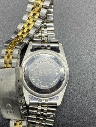 Vintage Rolex Tudor Prince Oysterdate 2 - tone Automatic Ladys Watch 3