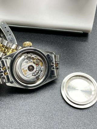 Vintage Rolex Tudor Prince Oysterdate 2 - tone Automatic Ladys Watch 6