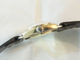 Vintage Swiss J.  W.  Benson 9ct Solid Gold Cyma 15 Jewels Hand Winding Wrist Watch 4