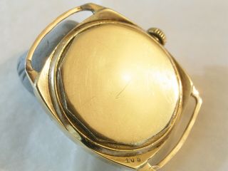 Vintage Swiss J.  W.  Benson 9ct Solid Gold Cyma 15 Jewels Hand Winding Wrist Watch 6