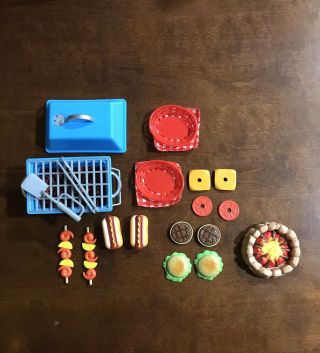 Our Generation Doll Bbq Grill Accessories Set For 18 " American Girl