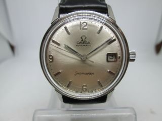 Vintage Omega Seamaster Cal.  563 Date Stainless Steel Automatic Mens Watch
