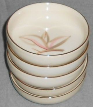 Set (5) Winfield Dragon Flower Pattern Fruit/dessert Bowls Made In California