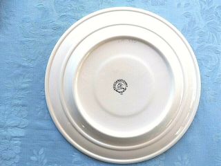 For F 6 Set Of 3 Shenango China 10.  5” Dinner Plates