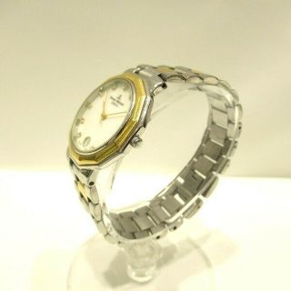Baume & Mercier Riviera 5131.  3 Men ' s Quartz Watch Diamond Dial White 18k Gold 3