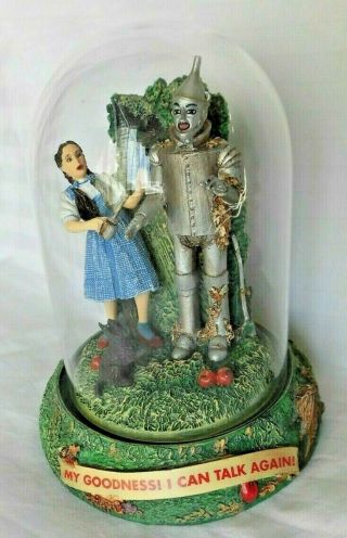 Mini Sculpture,  Dome Wizard Of Oz Franklin Tinman Dorothy Apple Tree Woods
