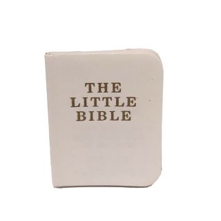 Lee Middleton Dolls The Little Bible White Gold Tiny Print W/ Pictures