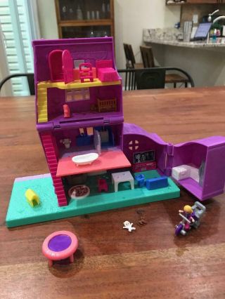 Polly Pocket Pollyville House Babysitting House Features Best Gift For Girls
