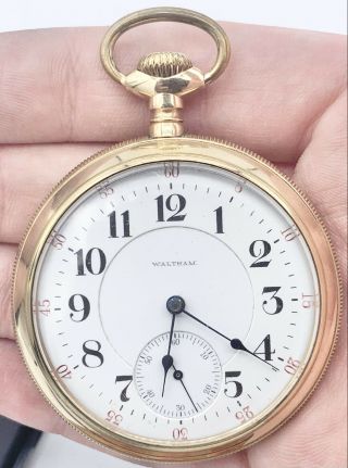 1901 18s 17j Waltham Appleton Tracy & Co.  Gold Filled Pocket Watch