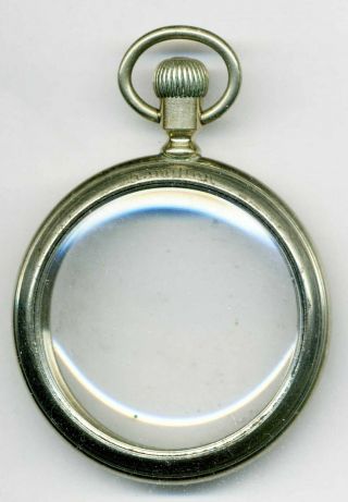 16 Size Hamilton Jewelers Pocket Watch Display Or Sample Case Snap - On Bezels