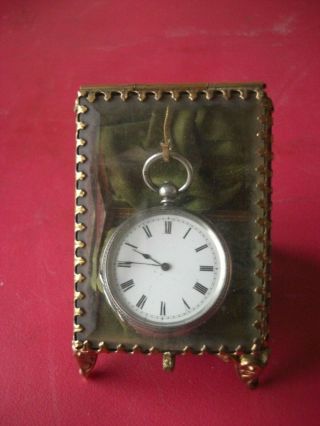 Silver Pocket Watch By John Bennett With Case