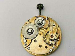 Small Early Vintage Omega Pocket Watch Movement,  Dial,  Hands,