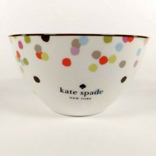 Kate Spade York - Market Street 6 " Soup/cereal Bowl - White W/confetti Dot