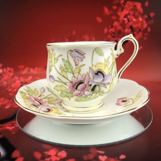 Royal Albert Crown Gloria Floral Bone China England Tea Cup & Saucer Tea