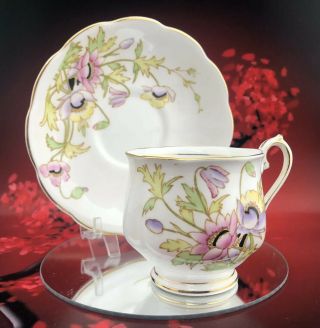Royal Albert Crown Gloria Floral Bone China England Tea Cup & Saucer Tea 2